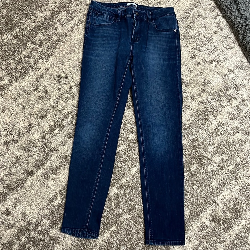 Kensie dark blue denim jeggings